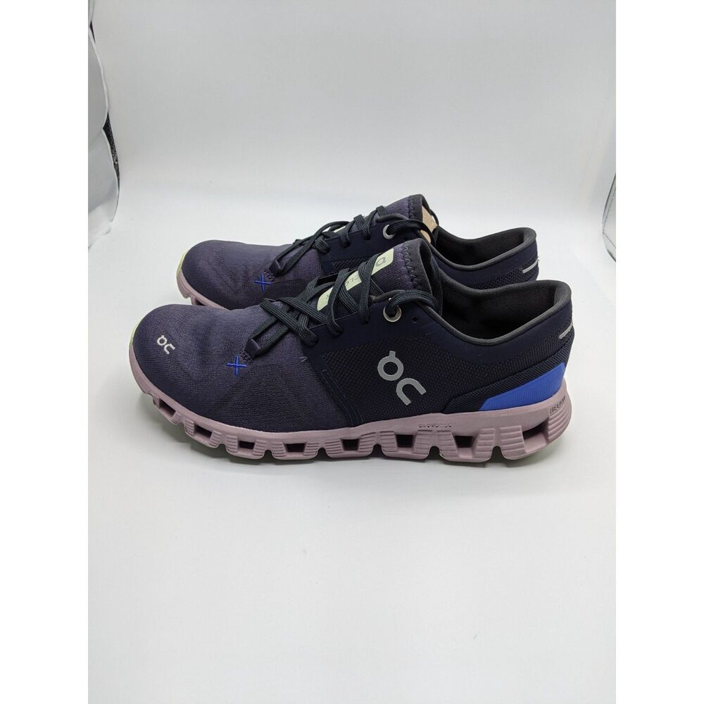 On Cloud X Navy/Mulberry Women's US 7.5